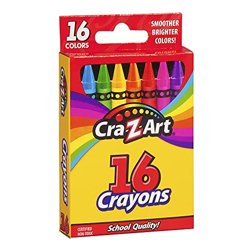 Cra-Z-Art 24ct Crayons Pack, Perfect Back to School Essential, Art Supplies for Coloring Fun, Ages 3 and Up