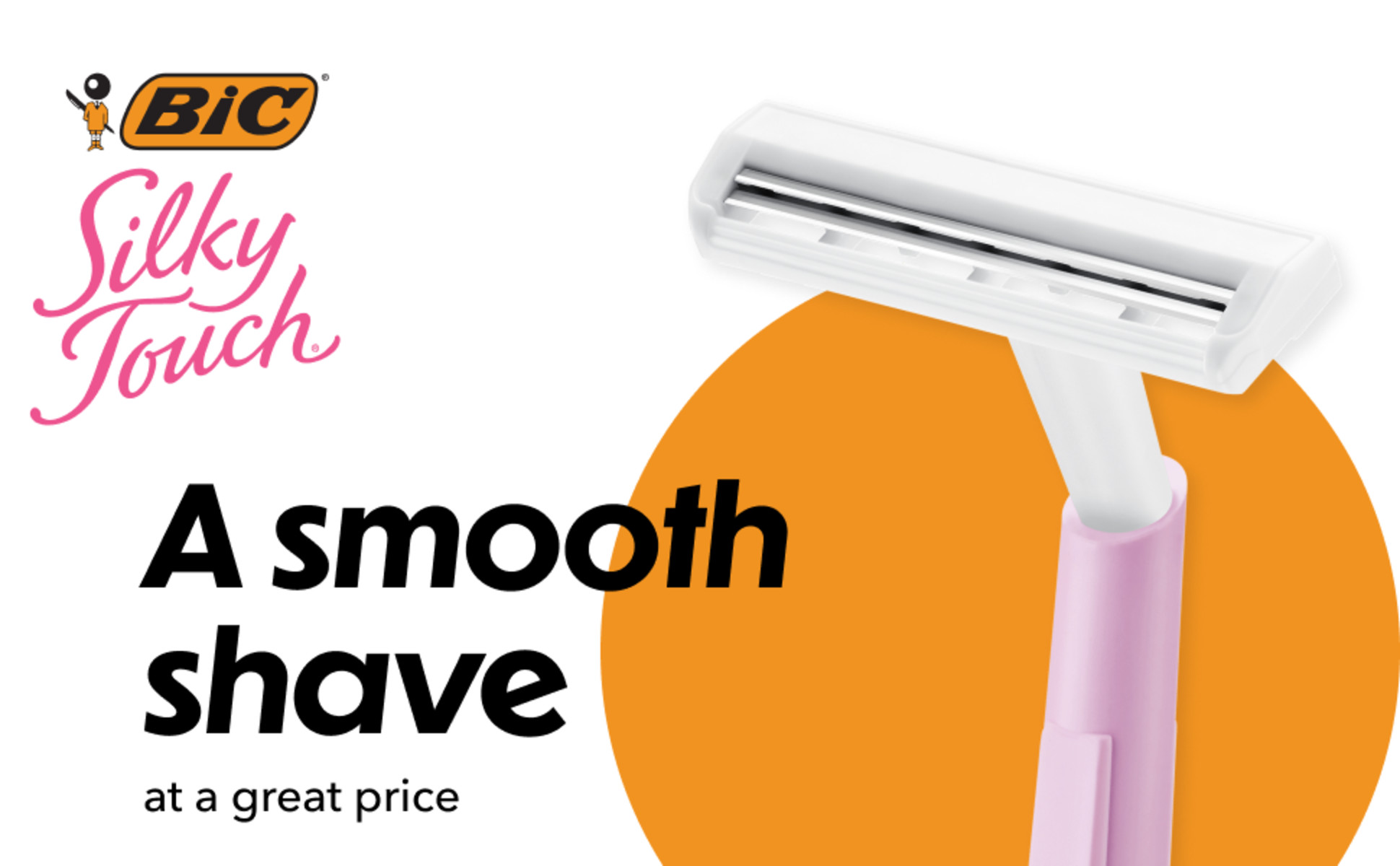 BIC Silky Touch Women's Disposable Razors, With 2 Blades, Pretty Pastel Razor Handles, 10 Count Pack of Shaving Razors