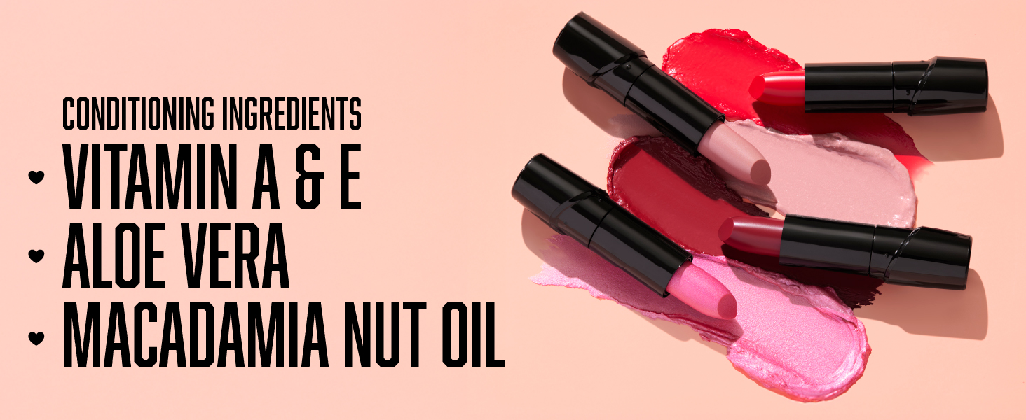 wet n wild Silk Finish Lipstick, Hydrating Rich Buildable Lip Color, Formulated with Vitamins A,E, & Macadamia for Ultimate Hydration, Cruelty-Free & Vegan - Dark Pink Frost