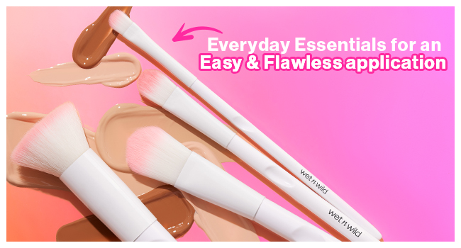 wet n wild Eyeshadow Brush, Precision Blending Application, Soft Synthetic Fibers, Ergonomic Handle for Comfortable Precision Control