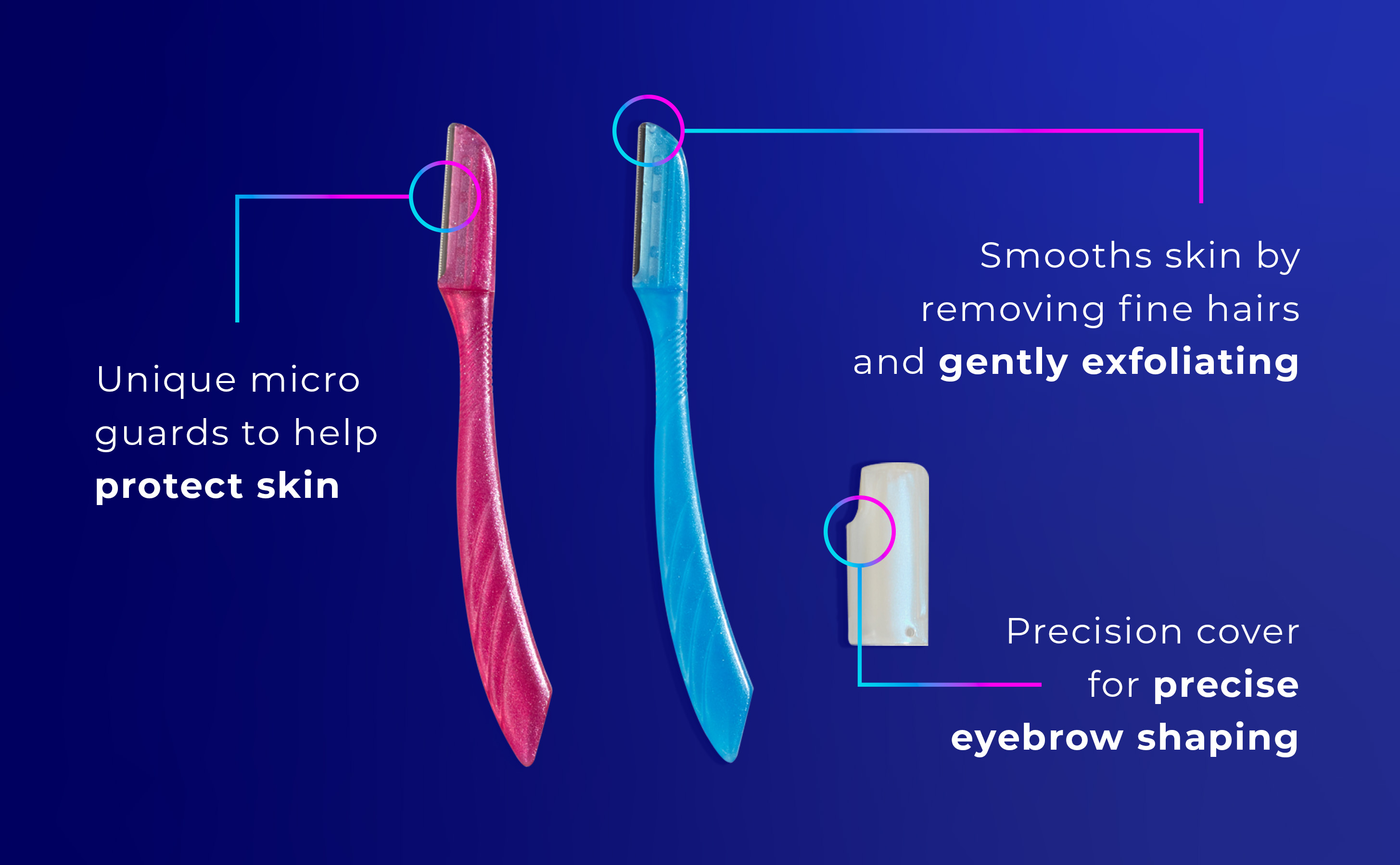 Schick Hydro Silk Touch-Up Razor 3 Count, Pack of 1