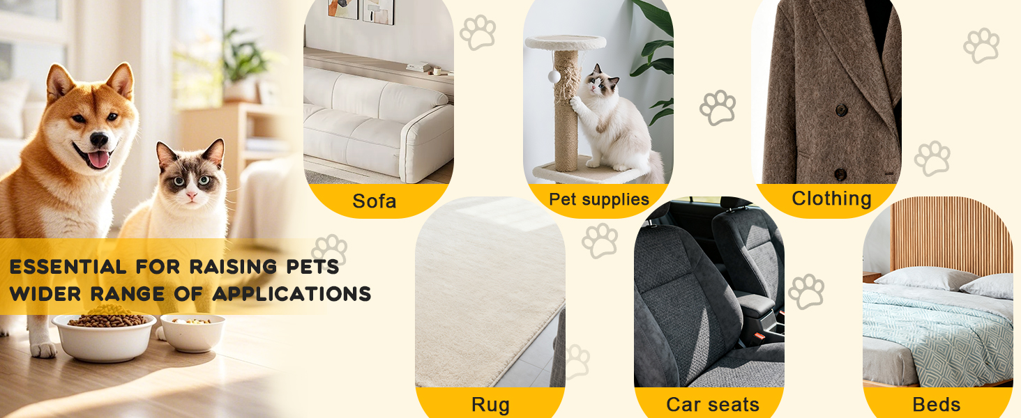 Electrostatic Pet Hair Removal Gloves: Quick Wiping - Reusable & Washable for Sofa Clothing Pet Beds Effortless Cats & Dogs Hair Remover for Busy Pet Owners (1pcs-Black)