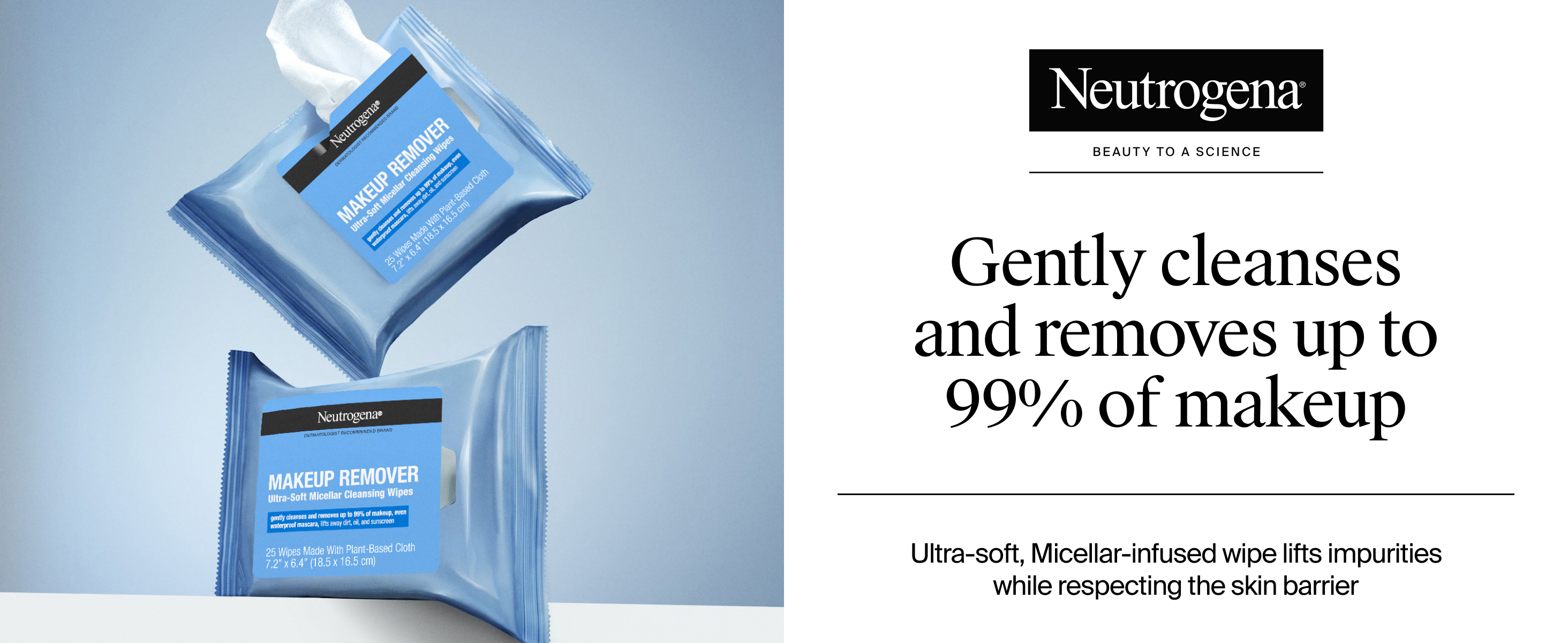 Neutrogena Make-Up Remover Cleansing Towelettes, 7 Count, Packaging May Vary