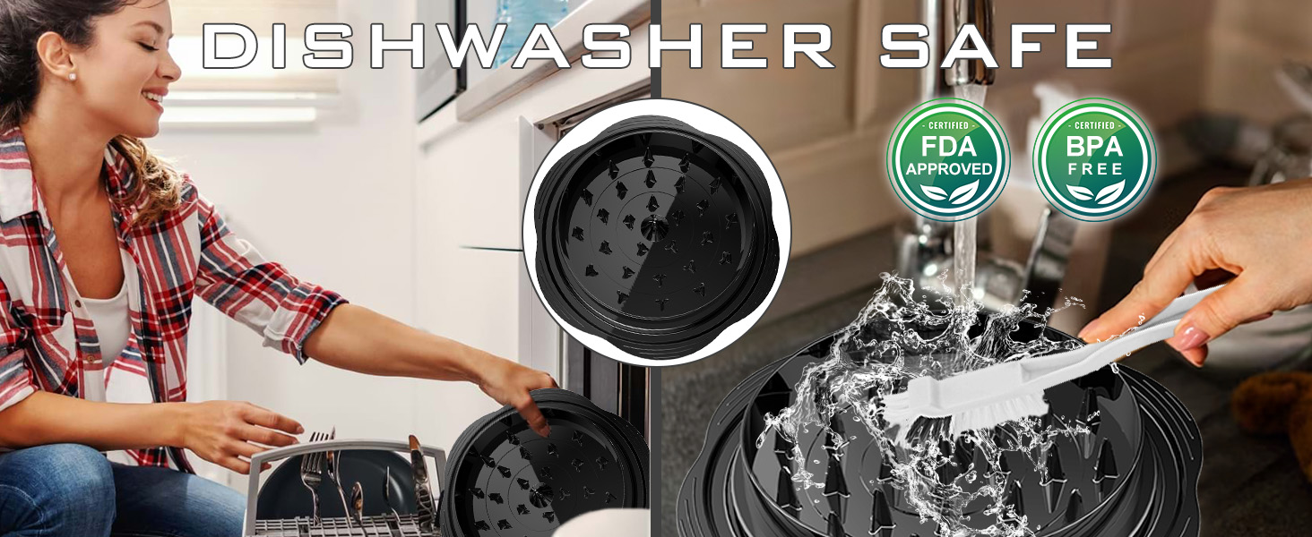 Chicken Shredder Large Chicken Breast Shredder Tool Twist with Brush&Fork, Visible Meat Shredder Machine, Strong Anti-Slip Strip, Ergonomic Handle, BPA Free, Suitable for Pork Beef Chicken