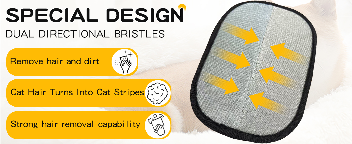 Electrostatic Pet Hair Removal Gloves: Quick Wiping - Reusable & Washable for Sofa Clothing Pet Beds Effortless Cats & Dogs Hair Remover for Busy Pet Owners (1pcs-Black)