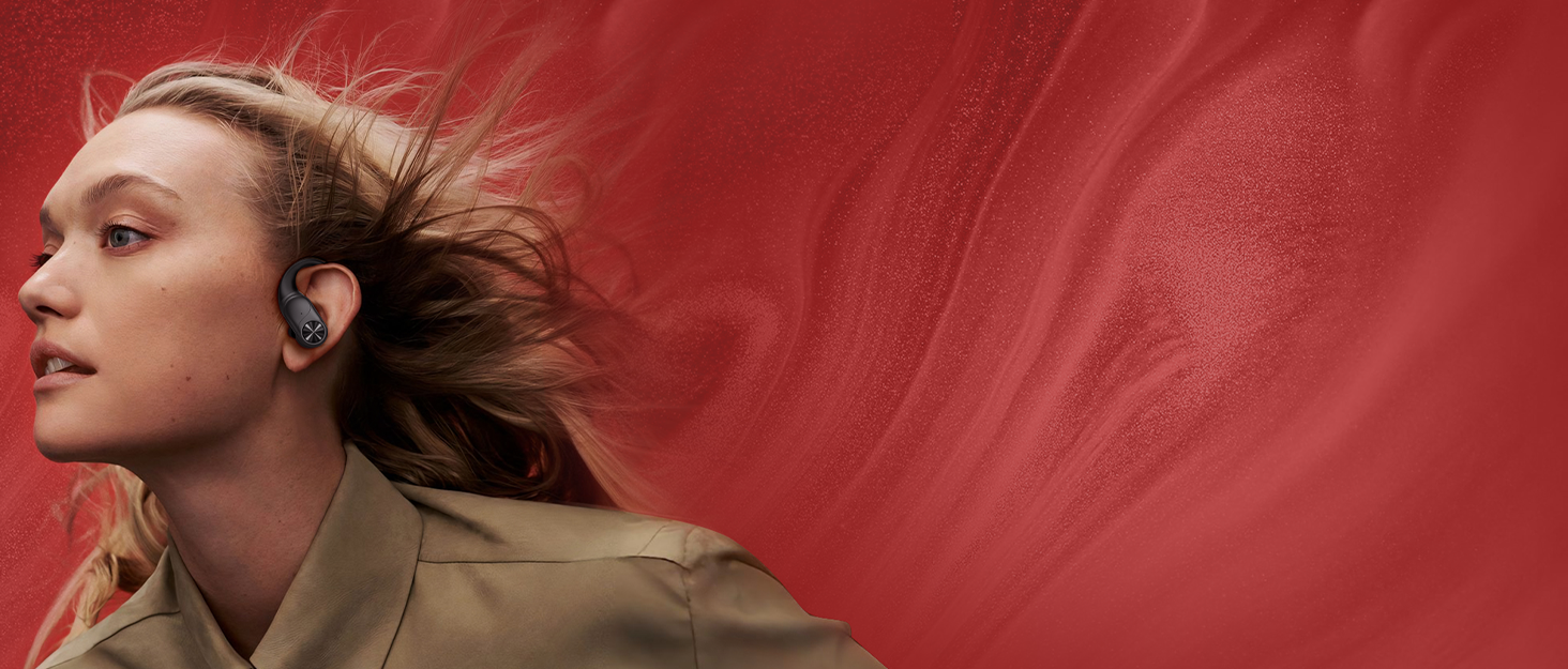 PocBuds Bluetooth Headphones Wireless Earbuds 80hrs Playtime Wireless Charging Case Digital Display Sports Ear Buds with Earhook Deep Bass IPX7 Waterproof Over-Ear Earphones for TV Phone Laptop Black