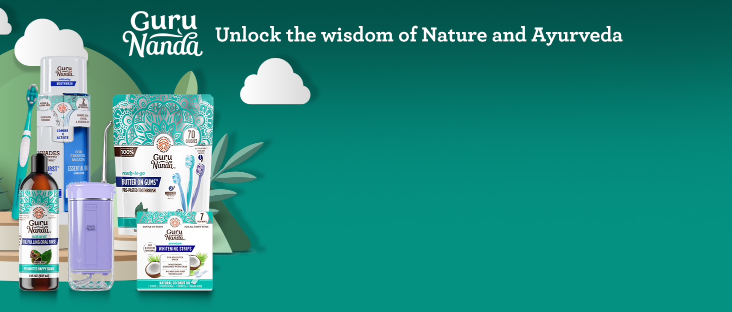 GuruNanda Expandable Waxed Dental Floss for Gentle, Deep Cleaning Wide Teeth Flossing - Cinnamon Flavor - 55 Yards