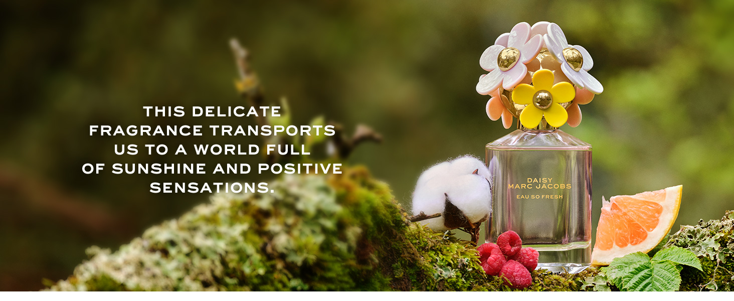 Marc Jacobs Daisy Eau So Fresh Eau de Toilette – Fresh Floral Women's Perfume – With Notes of Raspberry, Wild Rose, Grapefruit & Soft Musks