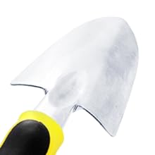 Garden Shovel, Trowel Garden Tool, Stainless Steel Heavy Duty Trowel, Soft Rubberized Non-Slip Ergonomic Handle, Hand Shovels for Digging, Planting, Transplanting, Weeding- Gardening Gift