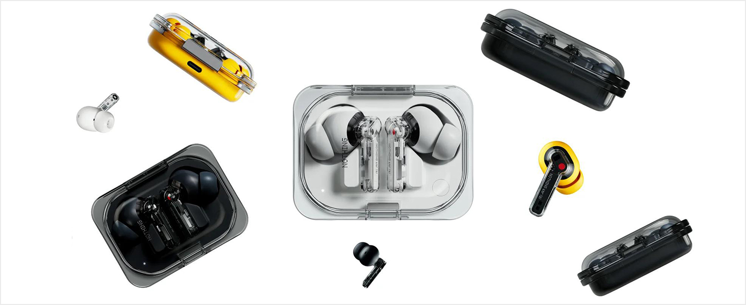 Nothing Ear (a) Wireless Earbuds, 45dB Hybrid Noise Cancelling Earbuds, Hi-Res Audio, Advanced Equaliser, Dual Connect, 6 Mics, 42.5H Playtime Ear Buds Wireless Bluetooth, White