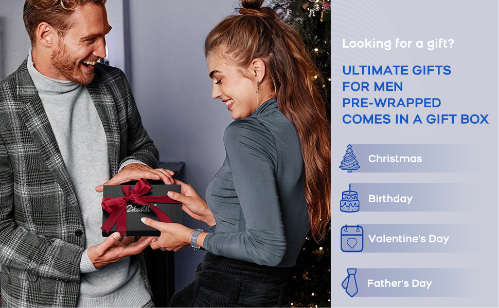 Zitahli Card Holder Wallets for Men - Slim Wallet Holds 6+6 Cards, Metal Card Holder, Minimalist RFID Blocking Wallets with Pop-Up Function, Ultra-Thin, Men's Accessories, Gifts for Him