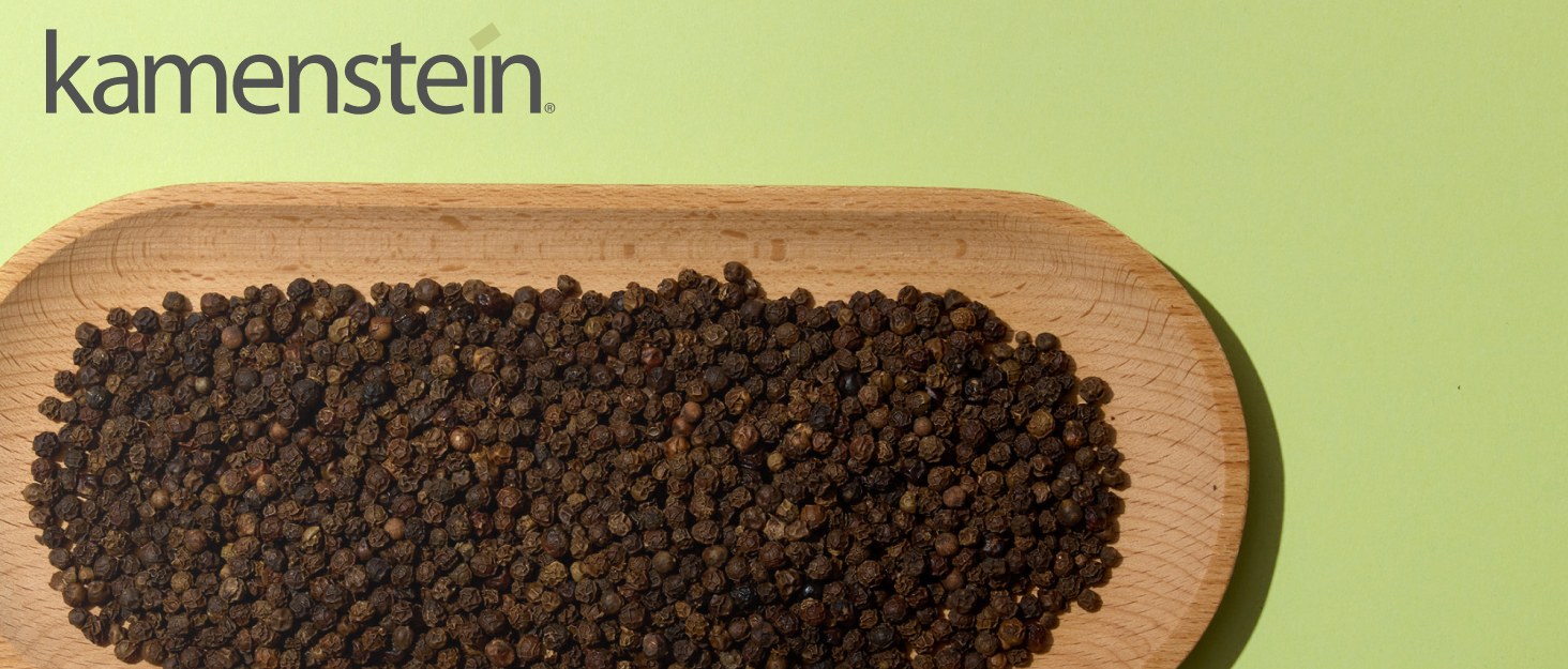 Kamenstein 20 Jar Revolving Countertop Spice Rack with Spices Included, FREE Spice Refills for 5 Years, Polished Stainless Steel with Black Caps, 30020